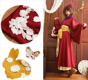 大正浪漫風ワンピース