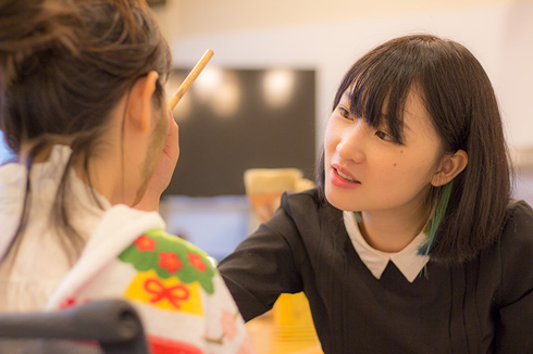 チョーヒカル アナベル ボディーペイント