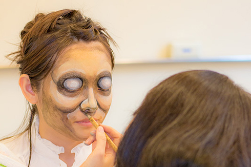 チョーヒカル アナベル ボディーペイント