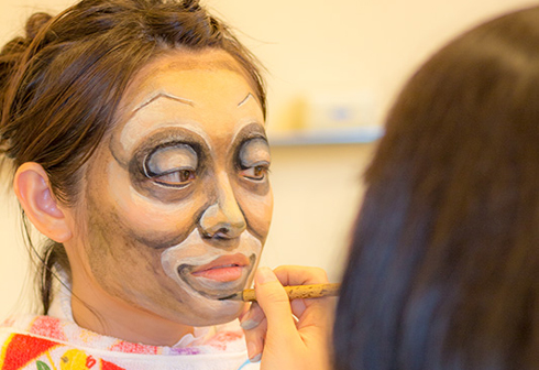 チョーヒカル アナベル ボディーペイント