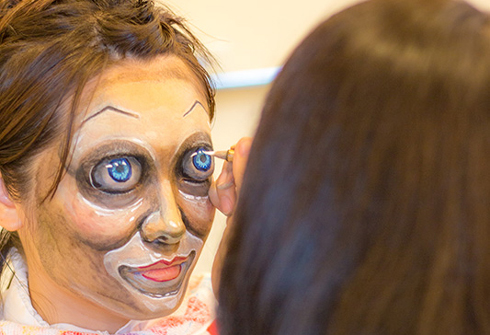 チョーヒカル アナベル ボディーペイント