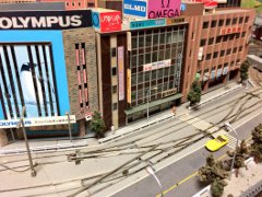 鉄道ジオラマ(レトロな操車場) 鉄道ジオラマ(ノスタルジックな操車場) ジオラマ Nゲージ展示台