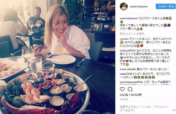 みやぞん ローラ Instagram