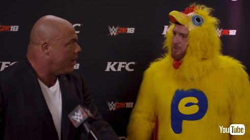 カーネル・サンダース、WWEのプロレスゲームに参戦 強靭な肉体と