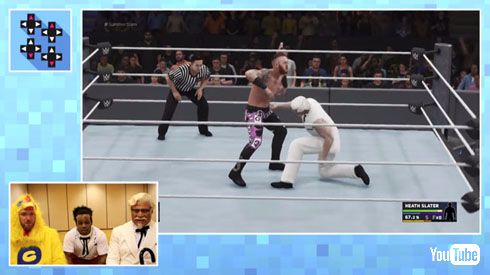 カーネル・サンダース、WWEのプロレスゲームに参戦 強靭な肉体と