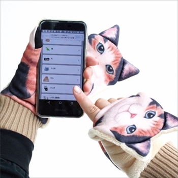 フェリシモ　ジャマ猫手袋