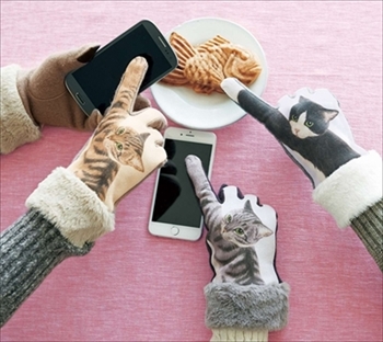 フェリシモ　ジャマ猫手袋