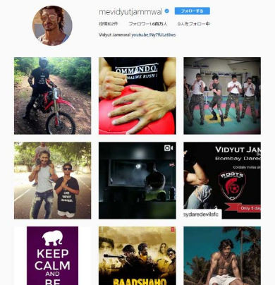 Vidyut Jammwal インド人 俳優 かっこいい イケメン アクション映画