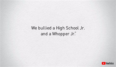 「このバーガーいじめた？」　米バーガーキングがいじめ撲滅を訴える問題提起ビデオを公開