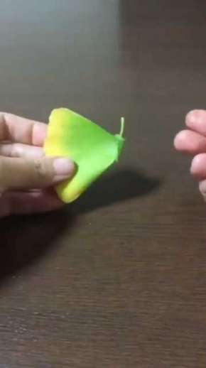イチョウの葉 蝶 作り方 落ち葉