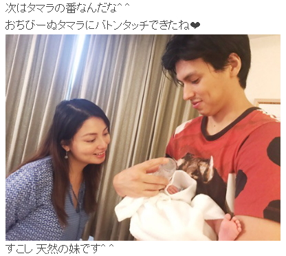 喜びもひとしおのアレクさん