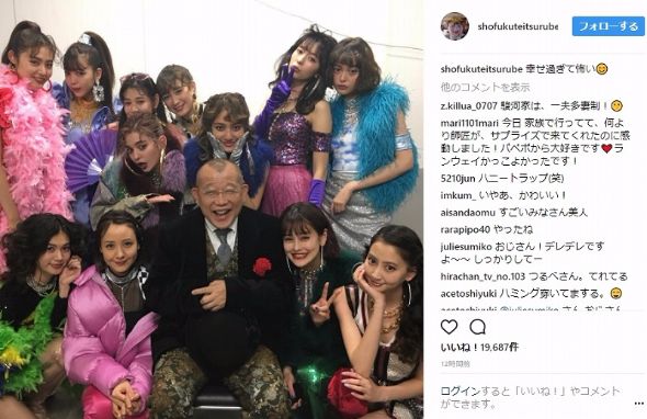 笑福亭鶴瓶 Instagram ViVi トリンドル玲奈 藤田ニコル 玉城ティナ emma 河北麻友子