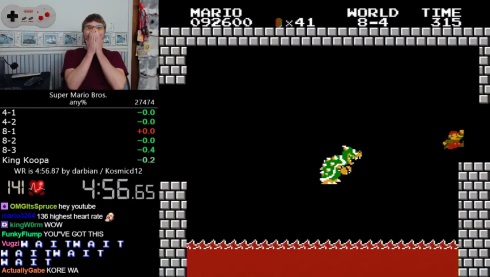 スーパマリオブラザーズ ファミコン rta 新記録
