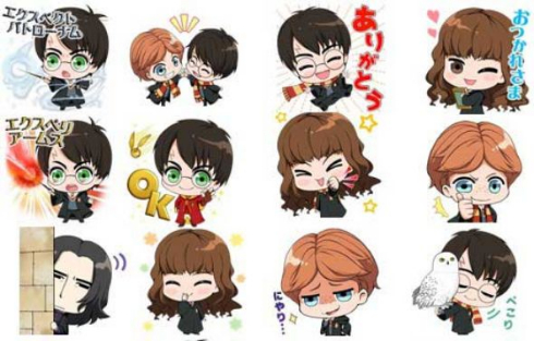 ハリー・ポッター LINE スタンプ 日本