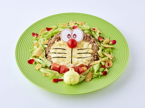 ドラえもん展　カフェ　コラボ　メニュー　しずか　お風呂