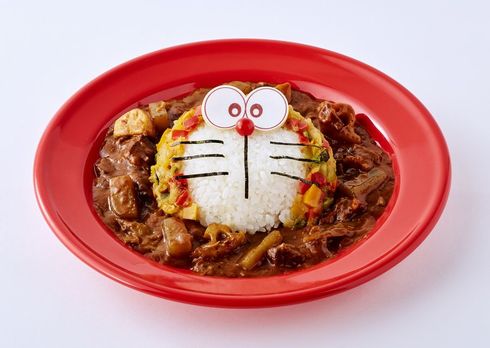 ドラえもん展　カフェ　コラボ　メニュー　しずか　お風呂