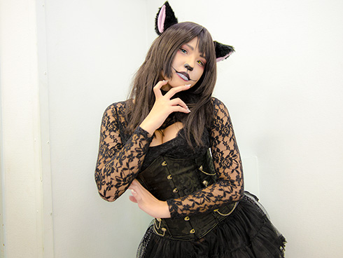 黒猫 バロすけ 池ハロ