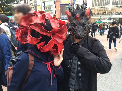 渋谷 ハロウィン ハロウィーン ねとらぼ 取材 仮装 センター街