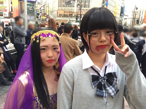 渋谷 ハロウィン ハロウィーン ねとらぼ 取材 仮装 センター街