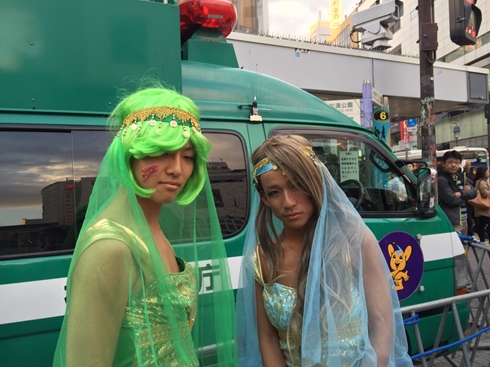 渋谷 ハロウィン ハロウィーン ねとらぼ 取材 仮装 センター街