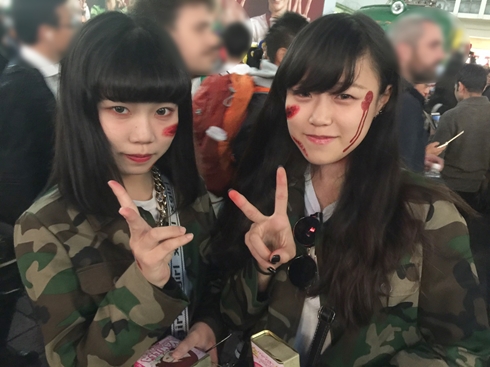 渋谷 ハロウィン ハロウィーン ねとらぼ 取材 仮装 センター街