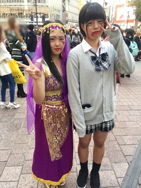 渋谷 ハロウィン ハロウィーン ねとらぼ 取材 仮装 センター街