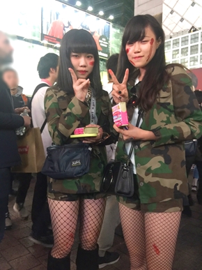 渋谷 ハロウィン ハロウィーン ねとらぼ 取材 仮装 センター街