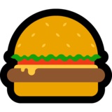 ハンバーガー 絵文字 ios android google apple チーズ