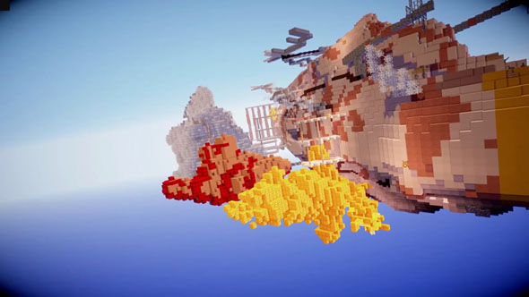 マインクラフトでラピュタ