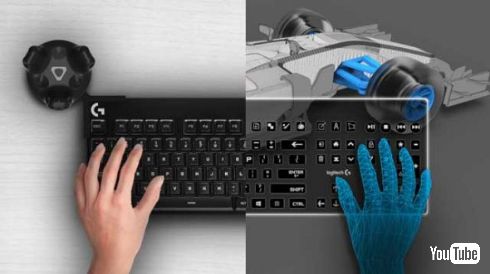 VR キーボード 新技術 ロジテック BRIDGE