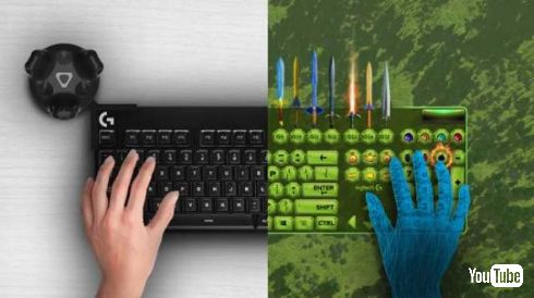 VR キーボード 新技術 ロジテック BRIDGE