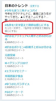 名作を1文字変えて微妙な感じにする