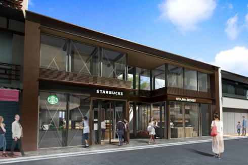 スタバ厳島表参道店