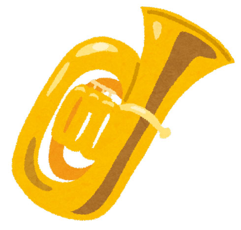 チューバのイラスト