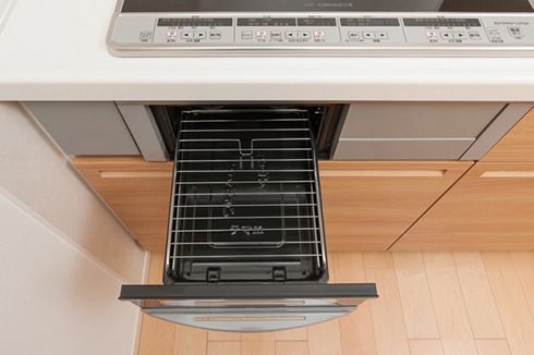 魚焼きグリルの掃除方法