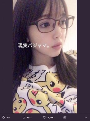 藤田ニコル 女子あるある パジャマ ピカチュウ ポケモン