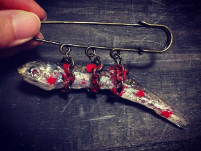 煮干し アクセサリー 髪留め デザフェス