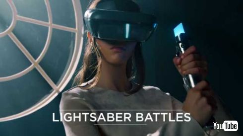 ジェダイ・チャレンジ レノボ ライトセーバー AR 仮想ゲーム