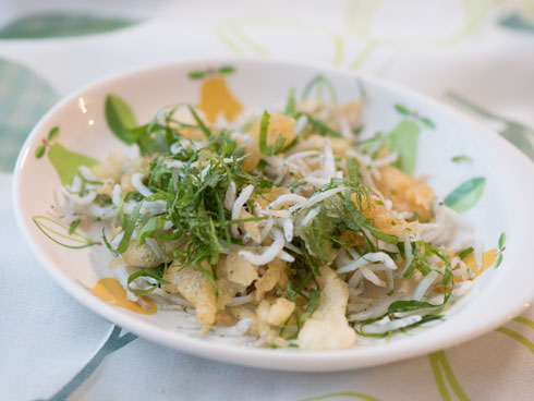 シラスにした写真