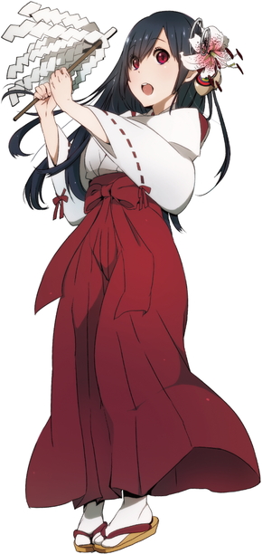 させぼ競輪 九十九島凪海 マスコットキャラクター 巫女