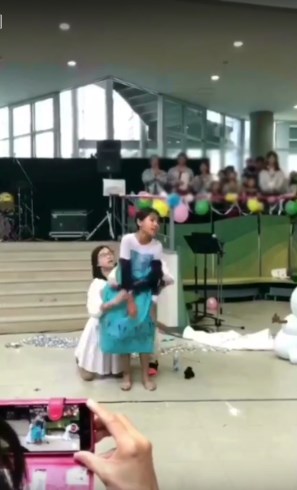 アナと雪の女王 女子小学生 口パクコンテスト エルサ レリゴー