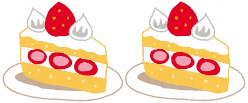 ケーキの分け方