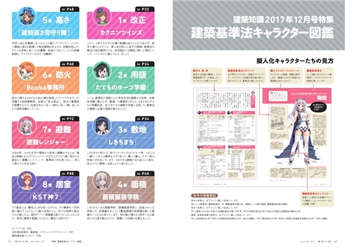 雑誌『建築知識』建築基準法をまさかの擬人化　売れ行き3倍、編集部は「間取りも擬人化してみたい」