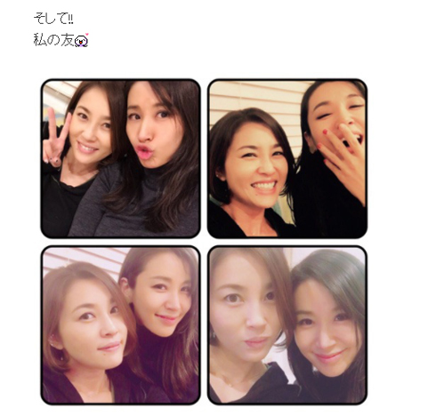 瀬戸朝香 鈴木紗理奈 親友