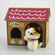 ニードルフェルトでねこあつめ