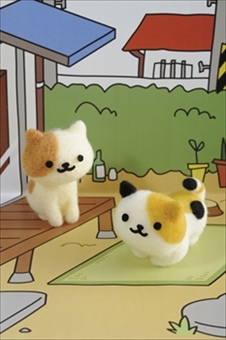 ニードルフェルトでねこあつめ
