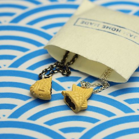 たい焼き　ネックレス　ペア