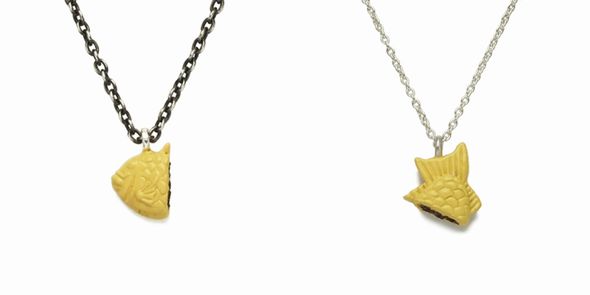 たい焼き　ネックレス　ペア