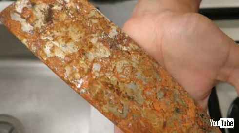 錆びた 包丁 18時間 研いだ結果 切れ味 YouTube