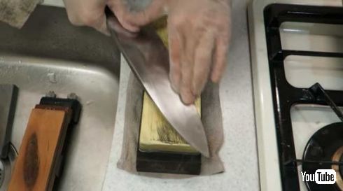 錆びた 包丁 18時間 研いだ結果 切れ味 YouTube